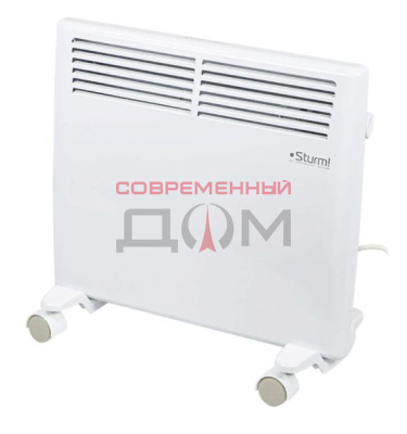 Конвектор электр. STURM CH1001RF /1000 Вт, до 15м2, X-shape, колёса, мех.термост, напольн/
